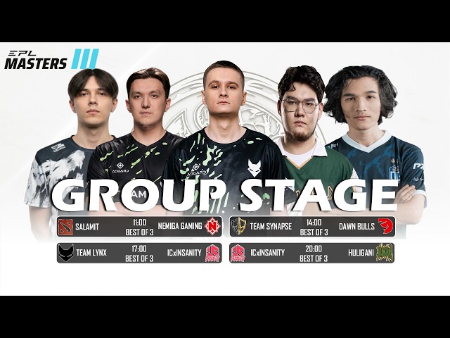 🔴[LIVE] SALAMIT vs NEMIGA GAMING | Bo3 | GROUP STAGE | EPL MASTERS III #dota2live