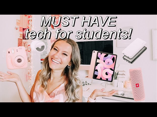 STUDENT TECH ESSENTIALS FOR BACK TO SCHOOL! (*MUST HAVE* tech gadgets for students)