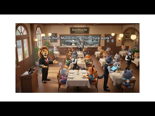 Monolithic Architecture Explained Using a Restaurant | .NET Core for Beginners
