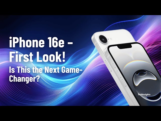 Apple iPhone 16e Unboxing – First Look!