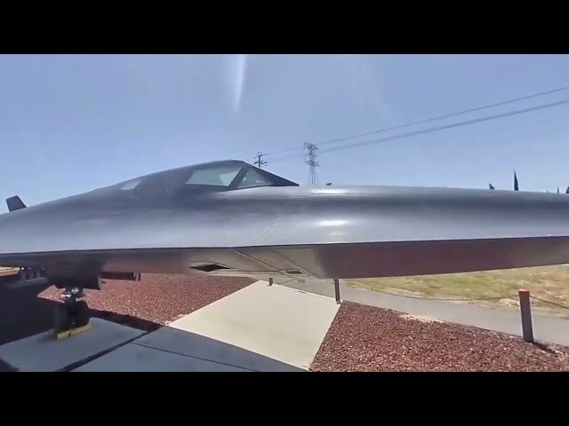 SR71 Blackbird VR180 cockpit view Castle Air Museum [VR180 3D]