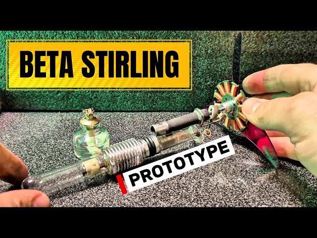 A new DIY BETA Stirling Engine - prototype with minor flaws