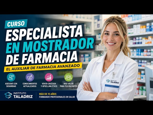 Pharmacy Counter Specialist 💊 Advanced Pharmacy Assistant 🚀 InstitutoTALADRIZ