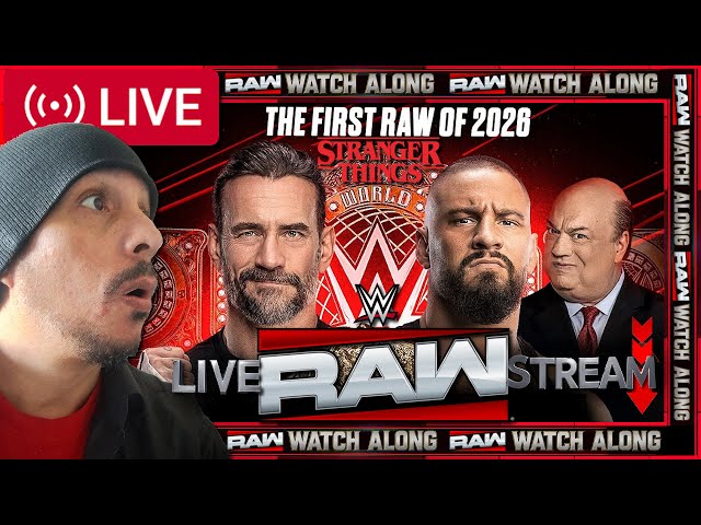 WWE RAW Live Stream January 5 2026 🔴 STRANGER THINGS RAW Watch Along & Review #WWERaw