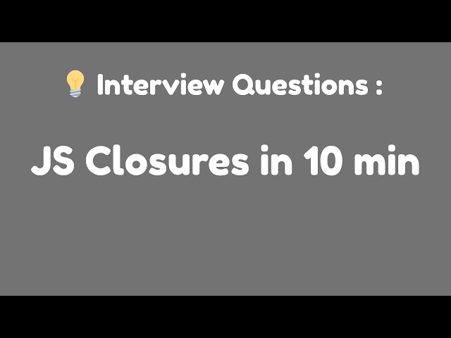 JavaScript Closures Explained Simply 🔥 (With Examples & Counter Demo)