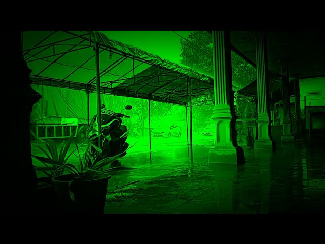 Public Agent on Street - Rain in Java