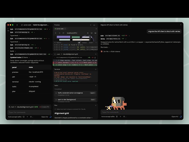 The new Claude Code desktop app, redesigned for parallel agents