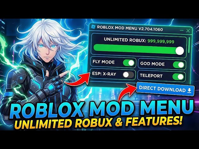Roblox Mod Menu v2.704.1060 Unlimited Robux | Roblox Mod Apk Unlimited Robux | Roblox Mod Menu Apk