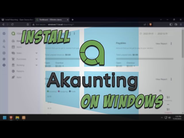 Install Akaunting - Open Source Accounting Software - On Windows