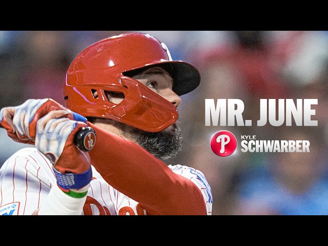 IT’S JUNE! 📆 Kyle Schwarber hits a GARGANTUAN home run for the Phillies! 🔔 | MLB Highlights