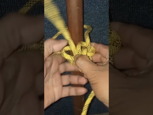 The popular bowline knot  #knots #rope