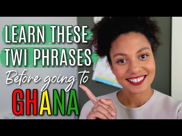LEARN TWI BEFORE GOING TO GHANA | TOP 20 TWI AKAN PHRASES FOR BEGINNERS