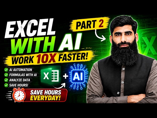 Learn Excel with AI Part 2 | Complete Excel Course | This AI Excel Trick Saves Hours Every Week