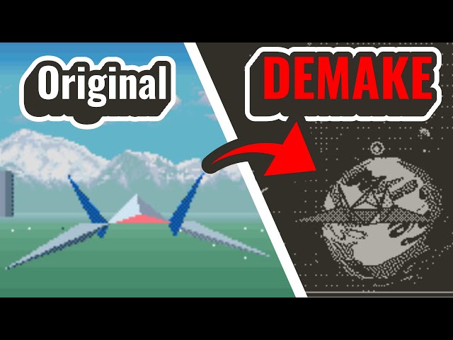 I Remade Starfox… as a 1-Bit Roguelike