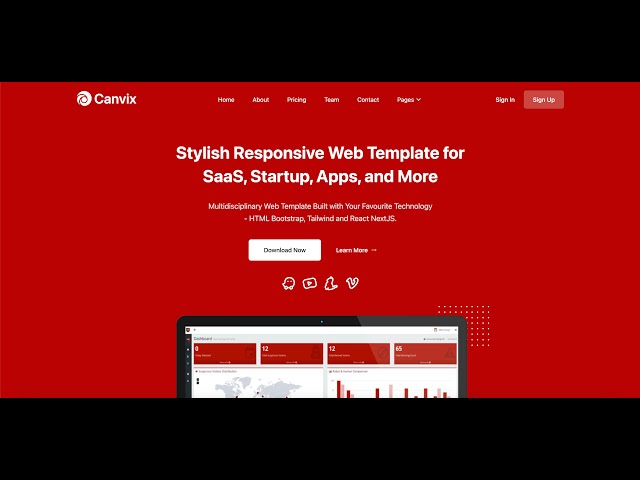 React Framer Motion Saas Website
