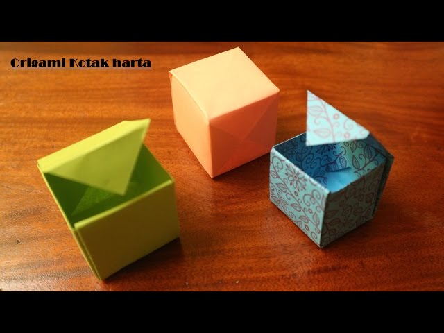 How to make an easy origami box