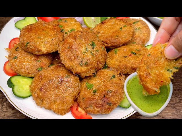 Aloo Chicken Tikka Kabab Recipe | Crispy Chicken Potato Kabab | Chicken Tikka Kabab Recipe ❤️