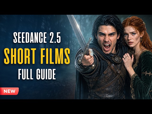 Cinematic AI Short Films With Seedance 2.5 | Step By Step Guide