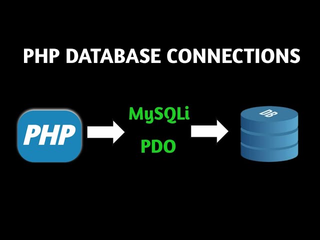 How to Connect to MySQL with PHP |  MySQLi and PDO Examples