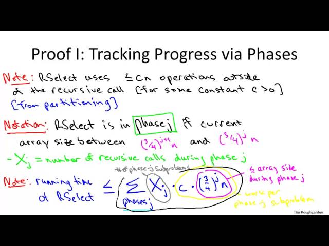 8   2   Randomized Selection    Analysis 21 min