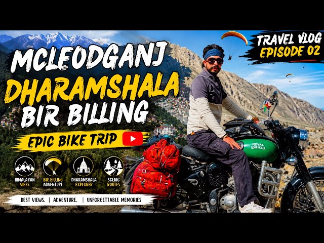 Part-2 of McLeodganj, Dharamshala & Bir Billing | Epic Himachal bike trip vlog 🏍️⛰️