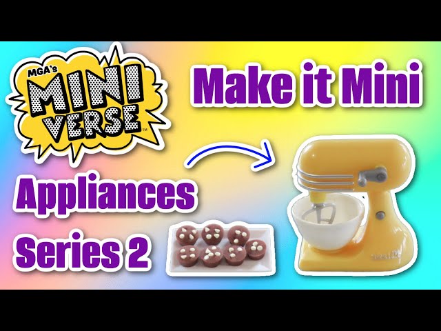 Making Muffins with a Miniature Stand Mixer - Miniverse Make it Mini Appliances!