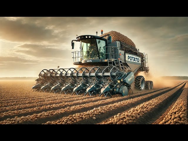 How American farmers grow and harvest millions of tons of potatoes - A farming journey