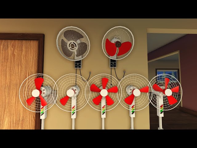 Wall Mounted Fan For Homes New Design, Funny DIY Fans Creation (New Suburban Fans)