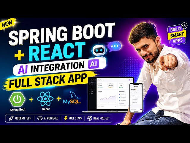 Spring Boot + React + AI Integration Full Stack Project | Complete Tutorial