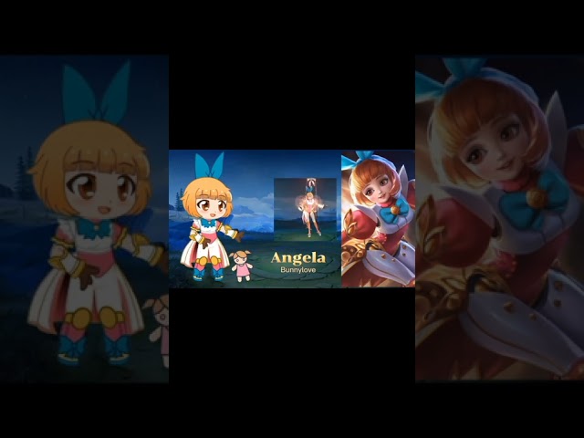 MLBB - Angela ft. Gacha Club #shorts  #mobilelegends  #gachaclub