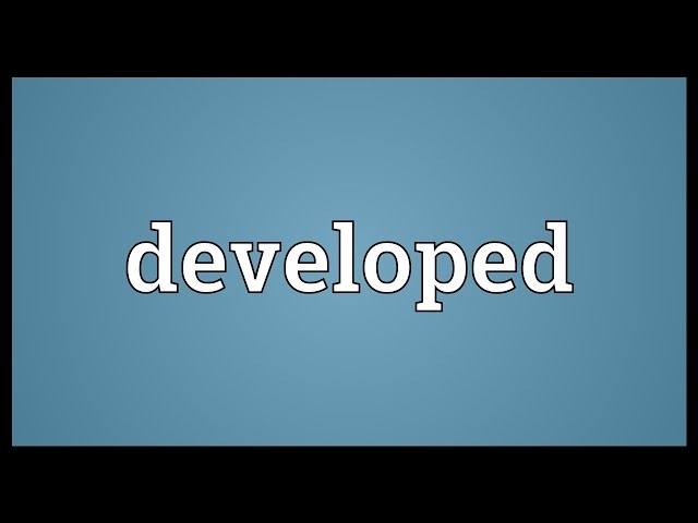 Developed Meaning
