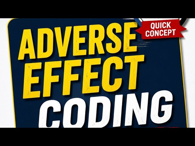 Adverse Effect Coding Explained in 40 Seconds | ICD-10-CM | CPC Exam Preparation