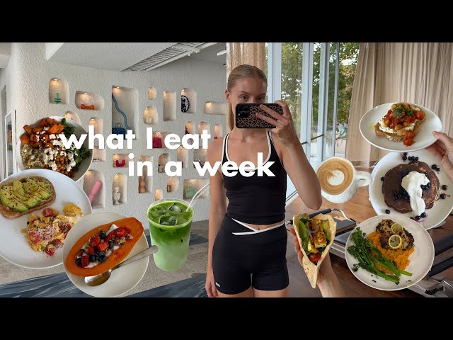 what I eat in a week | simple & balanced recipes