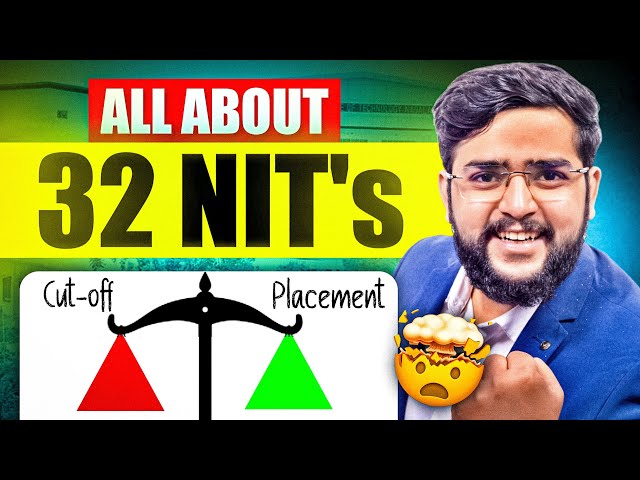 All 32 NITs Cut Off & Placement | Branchwise Avg Package, CSE Salary, Category Wise Cutoff  Part 1