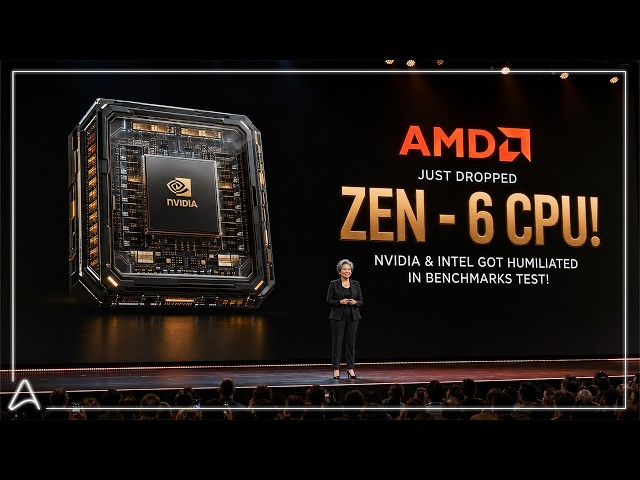 AMD's New Zen 6 Chip Just Made Intel's Million-Dollar CPUs Look USELESS!