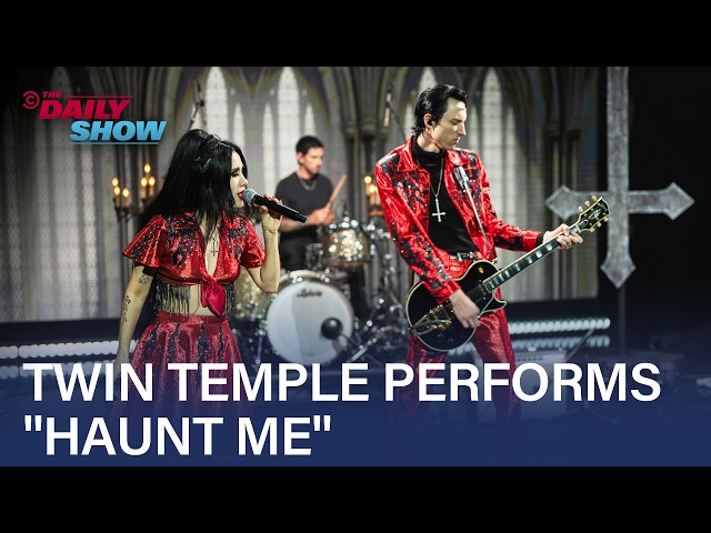 Twin Temple Makes Their Late-Night Debut with "Haunt Me" | The Daily Show