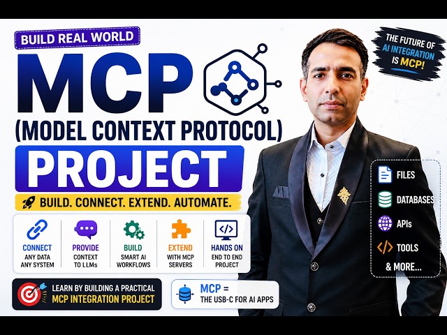 MCP Projects | MCP Tutorial | MCP Demo | MCP Server + MCP Client @CodeAndTechWithMB