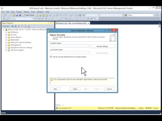 Configure Transactional Replication in SQL Server 2012 Step by Step [HD]