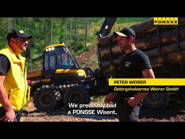 PONSSE Buffalo, Gebirgsholzernte Weirer GmbH from Austria - Ponsse customer stories