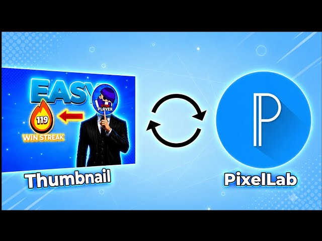 How to Make Amazing Thumbnail Easily in PixelLab 🔥