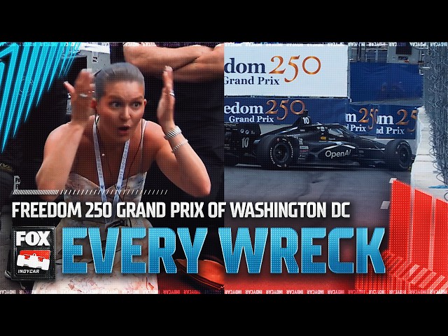 Freedom 250 Grand Prix: EVERY WRECK from the Race 💥 INDYCAR on FOX