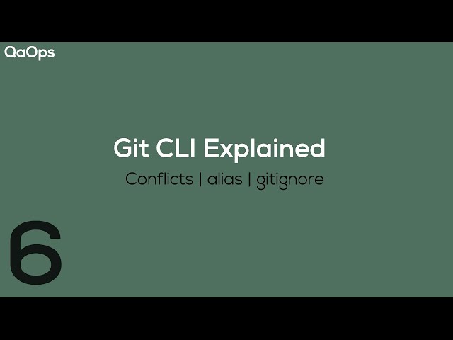 Git CLI Explained | gitignore alias conflicts