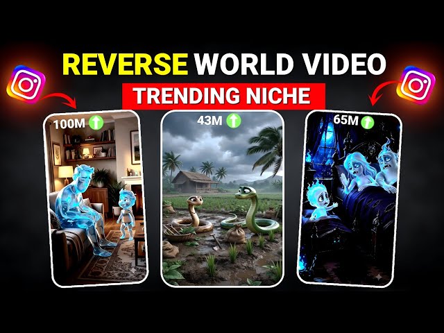 How to Make Reverse World Videos | How to Make Viral AI Reverse World Videos | Full Tutorial