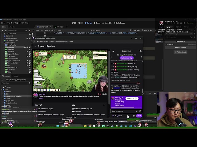 [Live] Godot Game Development is Cool Now!| Ask Anything | co-work & chat !donation