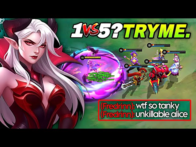 THIS ALICE BUILD BREAKS 5V1 FIGHTS | MLBB 2026