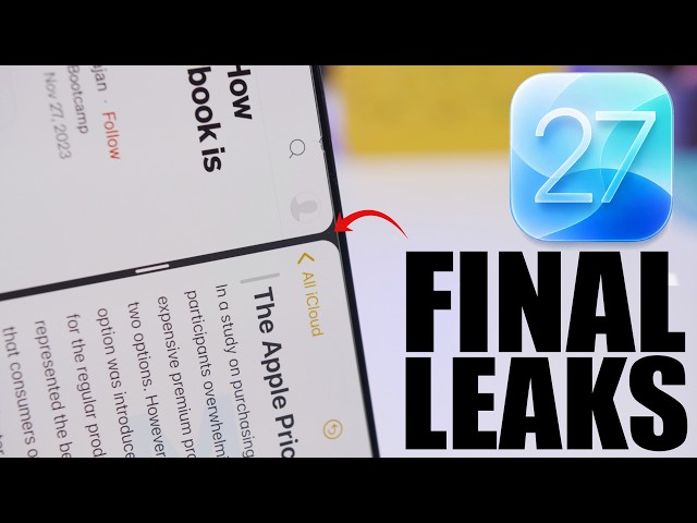iOS 27 Final LEAKS !