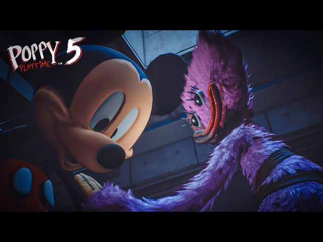 Poppy Playtime Chapter 5 - All Mickey Mouse Scenes