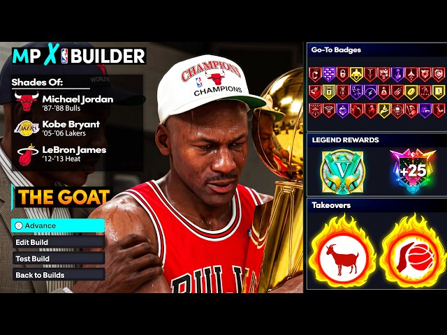 I CREATED MICHAEL JORDAN EXACT BUILD on NBA 2K26