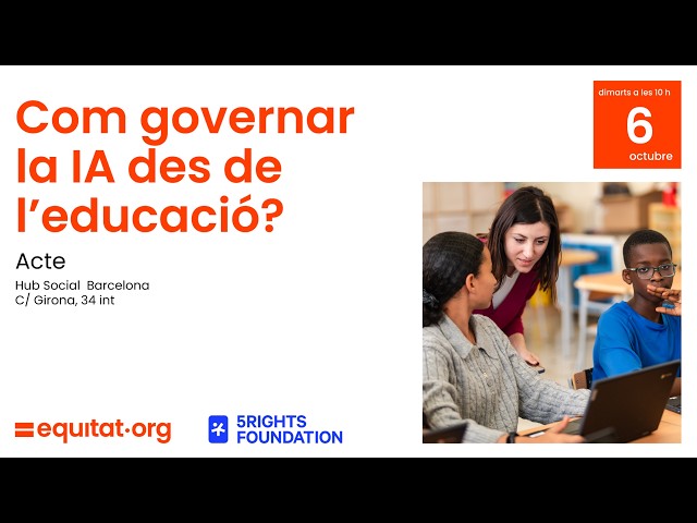 Com governar la IA des de l’educació?