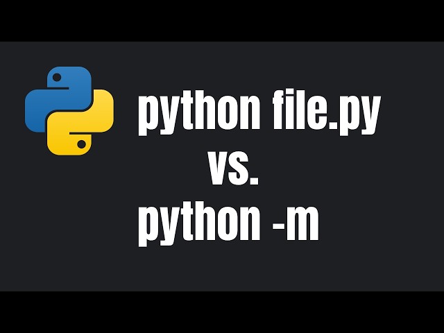 Why python -m Exists and Why It Fixes Your Imports